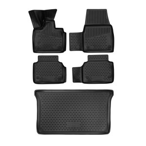 BMW I3 3D Floor-Trunk Mats - Omac - Kit - Black - '14-'21